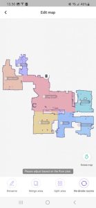 SwitchBot K10+ map