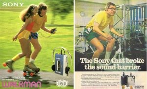 The very first blue-and-silver Sony Walkman TPS-L2 from 1979